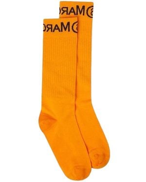 MM6 by Maison Margiela Socks - Orange