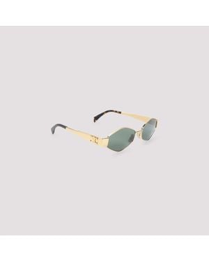 Celine Triomphe Metal Sunglasses - Metallic