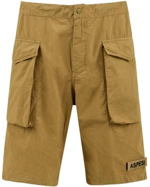 Aspesi Shorts Sand - Grün