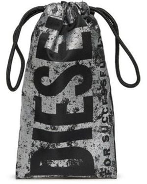 DIESEL Clutch Bag With Logo - Black