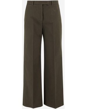 QL2 Donna Stretch Cotton Pants - Gray