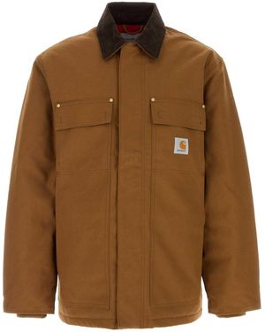 Carhartt Biscuit Cotton Og Arctic Coat - Brown