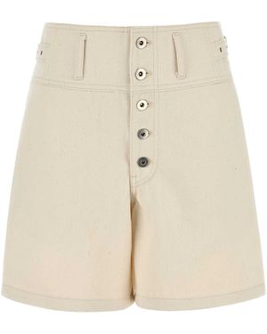 Jil Sander Sand Denim Bermuda Shorts - Natural