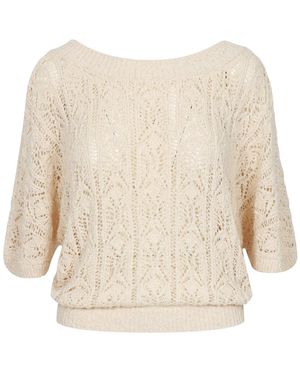 Semicouture Pullover Creme - Natur
