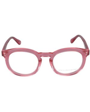 Stella McCartney Zonnebril Sc0122 O 005 Pink Pink Transparant /22 /145 - Zwart