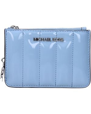 Michael Kors Wallet Glossy/Soft Sky - Blue