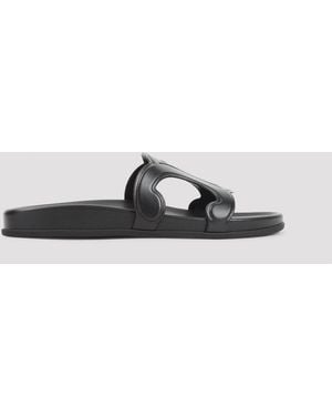 Celine Schoenen ,Zwart ,Leer Triomphe Slide