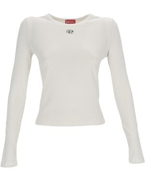DIESEL T Uncutie Long Is Een Top - Wit