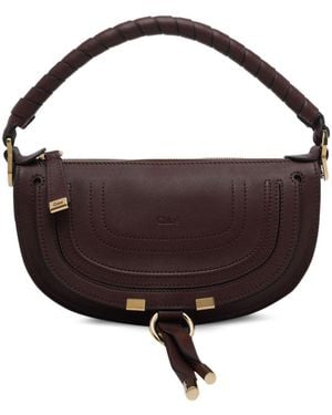 Chloé Bolso Marcie Mini De Piel - Multicolor