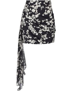 Elisabetta Franchi Butter Draped Skirt - White
