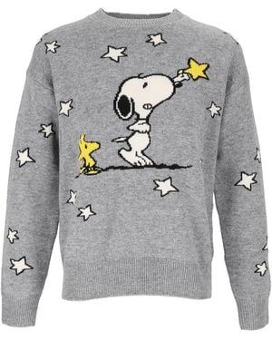 MC2 Saint Barth Tessa Peanuts Touching Stars Crewneck Jumper - Grey