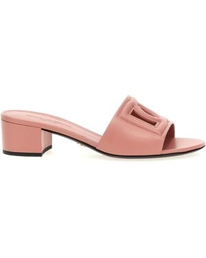 Dolce & Gabbana 'dg' Mules - Roze