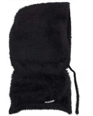 MSGM Knitted Balaclava - Black