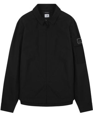C.P. Company Giacca "Metropolis Overshirt" Con Logo - Black