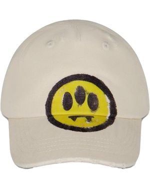 Barrow Cappello Baseball Effetto Graffito Beige - Metallic