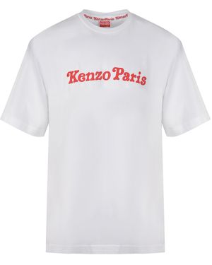 KENZO Camisa de hecha de algodón. - Blanco