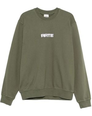 Arte' Antwerpenkunst von Pixel Crewneck - Schwarz