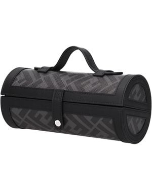 Fendi Idee Regalo Shoes Kit Uomo Tessuto Grigio/Nero - Black