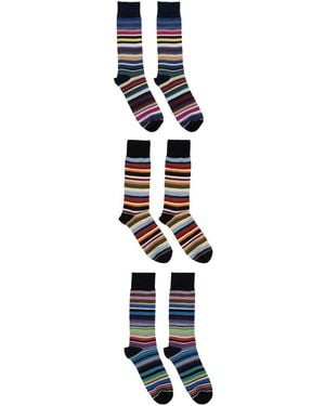 Paul Smith Gestreepte Sokken - Blauw