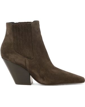 Casadei Anastasia Vulcano Ankle Boots - Marrone