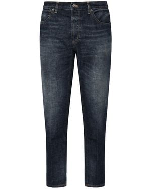 Dondup Dunkelblaue Karottenjeans