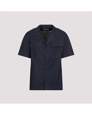 Dries Van Noten Cameron Cotton Shirt - Blue