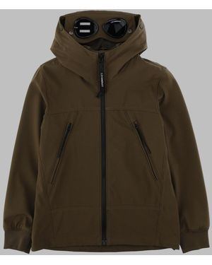 C.P. Company C. P. Company Boys Short Outwear Jacket With Stretch Blend - Green