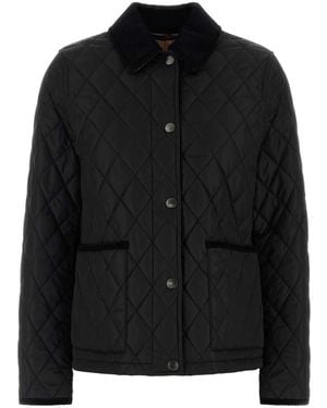 Burberry Quilted Nylon Jacket - Black