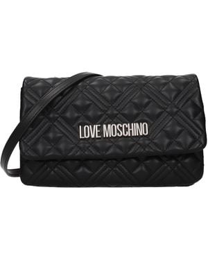 Love Moschino Polyurethane/ Pochette - Black