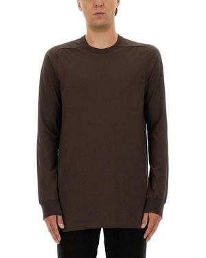 Rick Owens Long Sleeved T Shirt - Brown