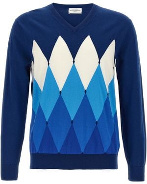 Ballantyne Argyle Jumpers And Cardigans - Blue