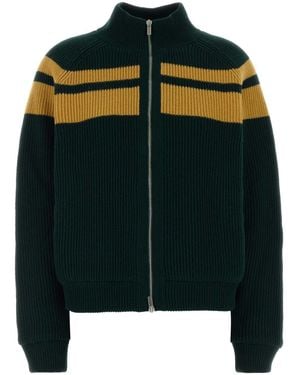Miu Miu Bottle Virgin Wool Cardigan - Black