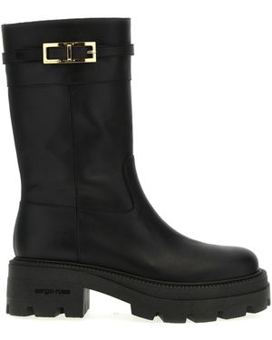Sergio Rossi Stiefelette - Schwarz