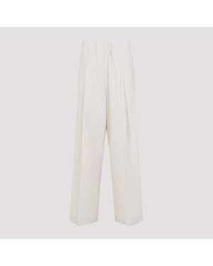 Dries Van Noten Broeken ,Wit ,Katoen Pila Pants