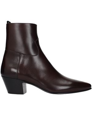 Celine Boots Leather/Oak - Brown
