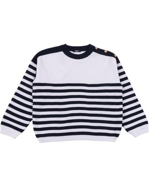 Balmain Knit Sweater - Blue