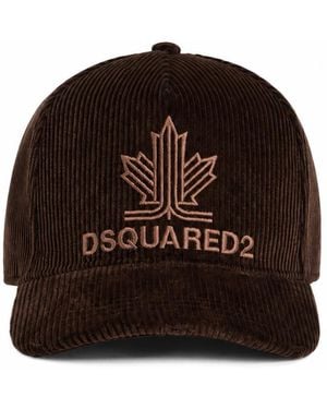 DSquared² Gorra De Béisbol Con Parche D2 - Marrón