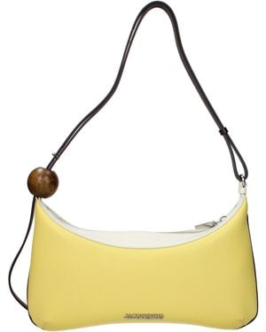 Jacquemus Le Grand Bisou Shoulder Bag Leather - Yellow