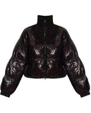 DIESEL W-Arrior Cropped Down Jacket - Black