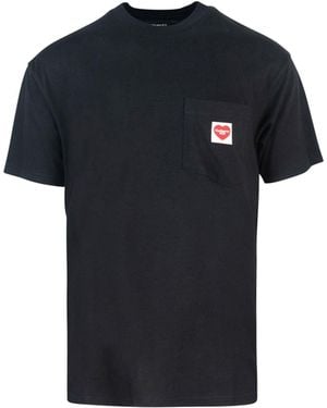 Carhartt T -shirt S/s Pocket Heart Black - Zwart