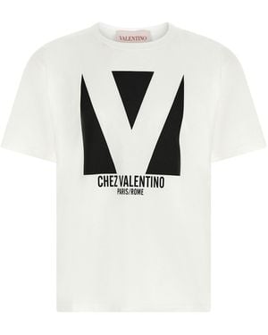 Valentino Garavani 'Chez ' T -Shirt - Weiß