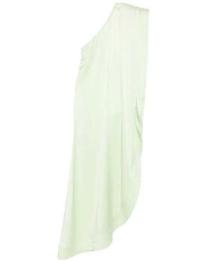 Stella McCartney Long One-Shoulder Dress - White