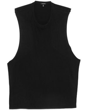 R13 Twisted Back Sleeveless T - Black