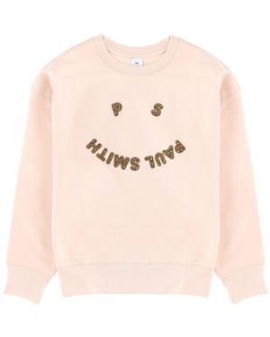 Paul Smith Sweatshirt With Logo - Pink
