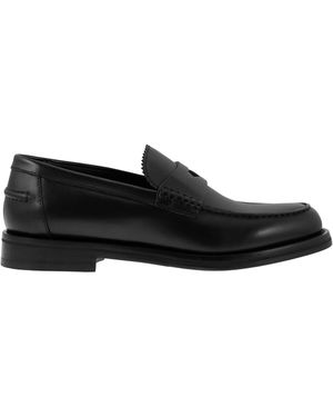 Doucal's Doucals Penny Leder -Mocasin - Schwarz