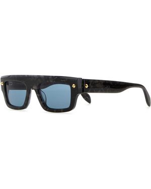 McQueen Acetate Sunglasses - Black