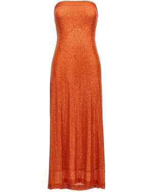 Le twins 'gina' Jurk - Oranje
