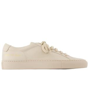 Common Projects Leder Sneakers - Natur