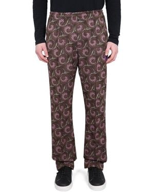 Baracuta x Needles Pants With Logo - Black