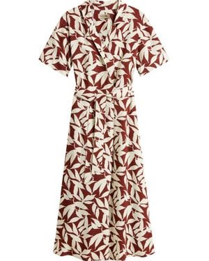 Woolrich Dress With Nature Motif - White